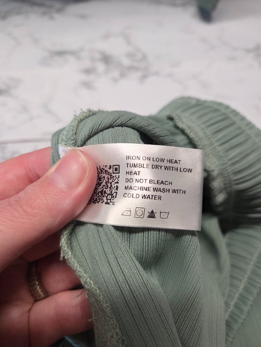 Cider 0XL Olive Sage Green Drawstring Pleated Flowing Silhouette Wide Leg Pants - Picture 10 of 10
